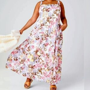 Lane Bryant Floral Maxi Dress - Multicolor